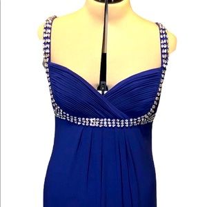 Size 10 Evening Dress. JS Boutique Blue